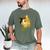 Calico Cat With Flowers For Mom Dad Women Men Kids Botanical Men's Comfort Colors T-Shirt Moss