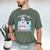 I Can't Go My Cat Said No Introvert Anxiety Cat Lover Men's Comfort Colors T-Shirt Moss