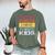 You Can't Scare Me I Have Three Kids Sons Mom Dad Joke Men's Comfort Colors T-Shirt Moss