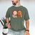 Capybara Axolotl Kawaii Kids Anime Book Lover Reading Men's Comfort Colors T-Shirt Moss