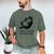 Cat Father I Am But Skin And Bones Cat Dad Meme Humor Men's Comfort Colors T-Shirt Moss