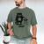 Cat What Humor Introvert Anti-Social Men's Comfort Colors T-Shirt Moss