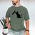 Cat Lover Cat Mom Cat Dad Men Women & Kids Cute Cat Men's Comfort Colors T-Shirt Moss