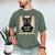 Catnip Made Me Do It Mugshot For Cat Lover Cat Mom Cat Dad Men's Comfort Colors T-Shirt Moss