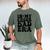 In My Cheer Dad Era Cheerleader Dad Sports Groovy Men's Comfort Colors T-Shirt Moss