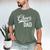 Cheer Dad Green Cheerleading Matching Parents Men's Comfort Colors T-Shirt Moss