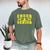 Cheerleading Senior Night Cheer Senior 2025 Graduation 10 Men's Comfort Colors T-Shirt Moss