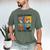 Cheetah Love Reading And Cheetahs Kids Bookworm Men's Comfort Colors T-Shirt Moss Cheetah Love Reading And Cheetahs Kids Bookworm Men's Comfort Colors T-Shirt Moss