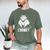 Chonk Fat And Hairy Cat Cats Kittens Dad Graphic Mom Funny Men's Comfort Colors T-Shirt Moss