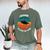 Class Of 2021 Done Senior Graduation Retro Sunset Men's Comfort Colors T-Shirt Moss