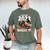 Class Of 2022 Monster Truck Graduation Cap Retro Sunset Boy Men's Comfort Colors T-Shirt Moss