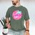 Class Of 2024 Senior Pink Retro Classic Girl Grad Graduation Men's Comfort Colors T-Shirt Moss