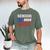 Class Of 2026 Senior Back To School American Flag Graduation Men's Comfort Colors T-Shirt Moss