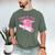 Class Of 2032 Senior 2032 Back To School 2032 Graduation Cap Men's Comfort Colors T-Shirt Moss