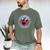Clifford The Big Red Dog Round Distressed Logo Kids Books Men's Comfort Colors T-Shirt Moss