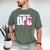 Cool Parent Apparel Proud New Dad It's A Girl Classic Fit Short Sleeve Crew Neck T-Shirt Small Men's Comfort Colors T-Shirt Moss