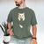 Cute Cat Pocket Cat Mom Cat Dad Cat Lover Men's Comfort Colors T-Shirt Moss