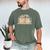 Cute Cat Sleeping On Books Men's Comfort Colors T-Shirt Moss Cute Cat Sleeping On Books Men's Comfort Colors T-Shirt Moss