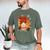 Cute Christmas Books Gingerbread Xmas Book Lover Teacher Men's Comfort Colors T-Shirt Moss