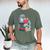 Cute Reading Seal On Books Book Lover Men's Comfort Colors T-Shirt Moss