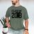 Dabbing Graduation Shirt Class Of 2018 Men's Comfort Colors T-Shirt Moss