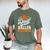 Dad Of The Baller Birthday Boy Basketball Themed Party Men's Comfort Colors T-Shirt Moss
