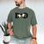 Dad Bee Cute Beekeeping 1st Birthday Matching Family Dada Men's Comfort Colors T-Shirt Moss
