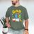 Dad Of The Big One Fishing Birthday Boy Family Party Men's Comfort Colors T-Shirt Moss