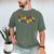 Dad Of The Birthday Boy Building Blocks Bricks Builder Men's Comfort Colors T-Shirt Moss