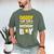Dad Of The Birthday Boy Construction Theme Party Matching Men's Comfort Colors T-Shirt Moss