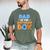 Dad Of The Birthday Boy Dog Lover Family Matching Men's Comfort Colors T-Shirt Moss