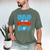 Dad Of The Birthday Boy Dog Lover Birthday Family Men's Comfort Colors T-Shirt Moss