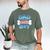Dad Of The Birthday Boy Matching Dog Family Birthday Party Men's Comfort Colors T-Shirt Moss