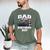 Dad Of The Birthday Boy Policeman Officer Party Men's Comfort Colors T-Shirt Moss