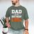 Dad Of The Birthday Girl Basketball Dad Family Matching Men's Comfort Colors T-Shirt Moss