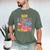 Dad Of The Birthday Girl Candyland Colorful Lollipop Party Men's Comfort Colors T-Shirt Moss