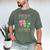 Dad Of The Birthday Girl Coquette Matching Family Party Men's Comfort Colors T-Shirt Moss