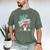 Dad Of The Birthday Girl Pesto Baby Penguin Party Men's Comfort Colors T-Shirt Moss