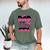 Dad Of The Birthday Girl Pink Family Birthday Girls Party Men's Comfort Colors T-Shirt Moss
