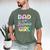 Dad Of The Birthday Girl Tie Dye Girl Bday Party Men's Comfort Colors T-Shirt Moss