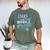 Dad Of The Birthday Mermaid Family Matching Father Dad Papa Men's Comfort Colors T-Shirt Moss