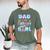 Dad Of The Birthday Mermaid Girl Family Matching Party Men's Comfort Colors T-Shirt Moss