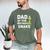 Dad Of The Birthday Snake Themed Birthday Party Men's Comfort Colors T-Shirt Moss