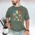 Dad Of The Birthday Twins Boys Girls Party Retro Bday Men's Comfort Colors T-Shirt Moss