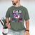 Dad Of The Bowler Girl Matching Family Bowling Birthday Men's Comfort Colors T-Shirt Moss