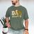 Dad Construction Excavator Kids Matching Family Party Men's Comfort Colors T-Shirt Moss