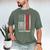 Dad Dance She Get It From Me Proud Dancer Dad USA Flag Men Men's Comfort Colors T-Shirt Moss