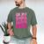 In My Dad Era Girl Groovy Retro Papa Fathers Day Men's Comfort Colors T-Shirt Moss