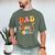 Dad Of The Groovy One 1st Birthday Pregnancy Announcement Men's Comfort Colors T-Shirt Moss