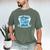 My Dad Is My Guardian Angel In Heaven Loss Father Memorial Men's Comfort Colors T-Shirt Moss